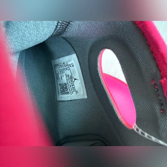 Jordan Lil Drip Hyper Pink boots Kids Size 3 - Picture 9 of 12